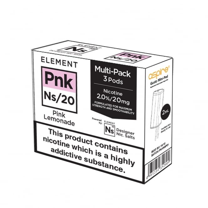 Element E-Liquids NS20 Pods - Pink Lemonade